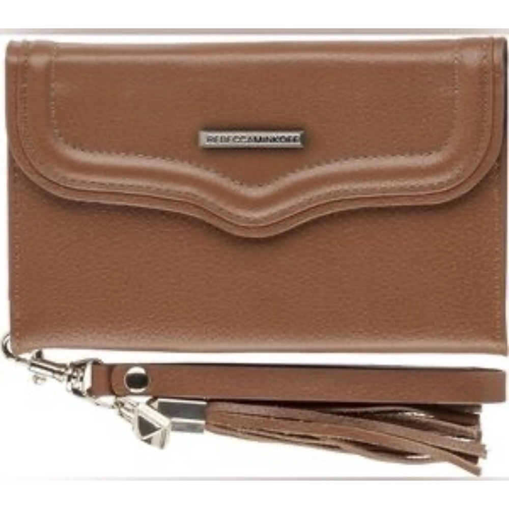 Rebecca Minkoff Universal Wristlet Wallet Genuine Leather ID Credit Card Holder